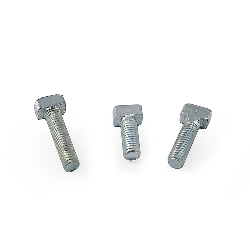 china manufacturer customs oem odm  M6*12/16/20/25 30 drop in t bolt t stud m6 m8 for shelf aluminum profile workbench  robot ro