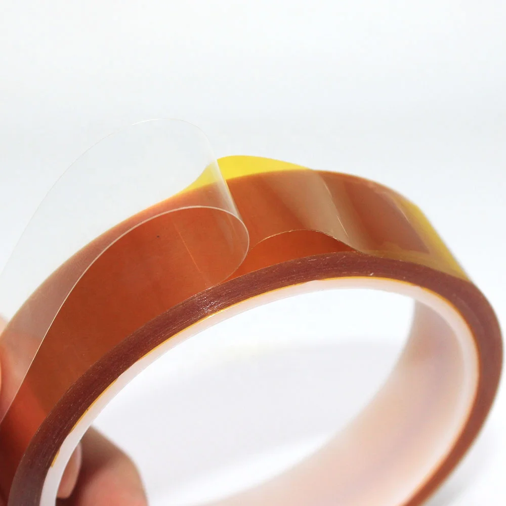 3- Polyimide Pi Film Double Sided Coated Silicone Glue Kaptons Self Adhesive Tape