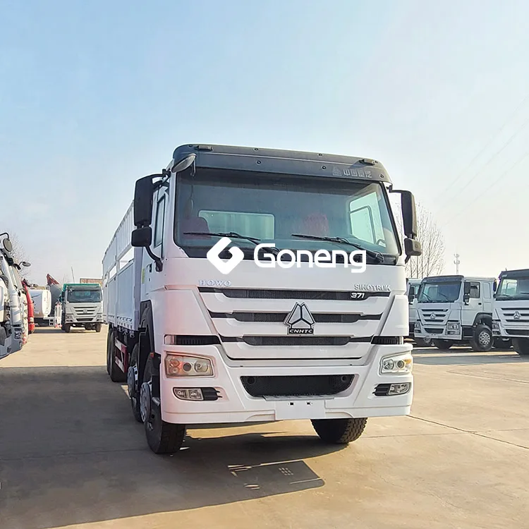 fennce stake truck second hand used cargo truck sinotruk howo 8x4 375hp 371 hp 336hp