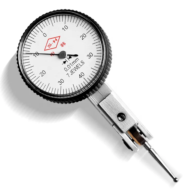 
Miniature function mechanical types of dial gauge test lever indicator with 0-0.8mm meter precise 0.01 