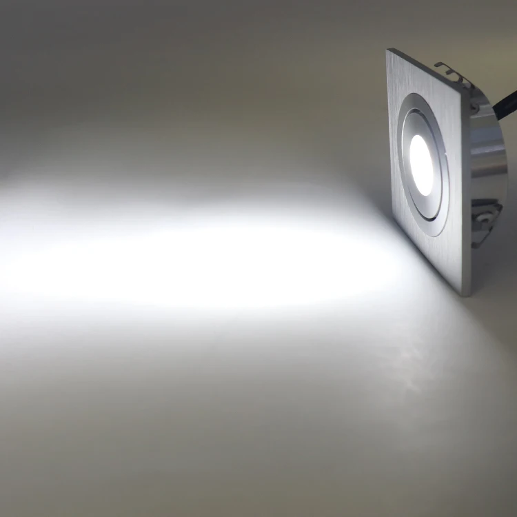  Квадратная тонкая светодиодная мебель кухонный шкаф Multi CCT Puck Mini Light