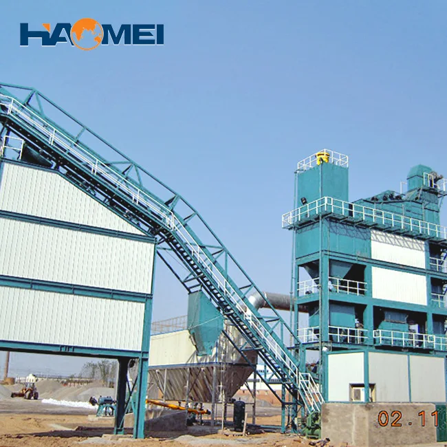Hot Mix Bitumen Asphalt Mixing Plant - 40 ton 60 tph Drum Mix Plant Batch Type
