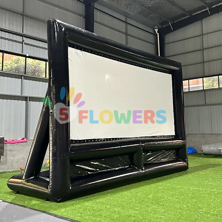Wholesale cheap inflatable movie screen blow up party cinema equipment theater screen outdoor