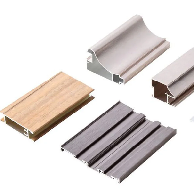 Custom metal aluminium al alloy anodized cnc extruded extrusion black industrial aluminum profiles manufacturer