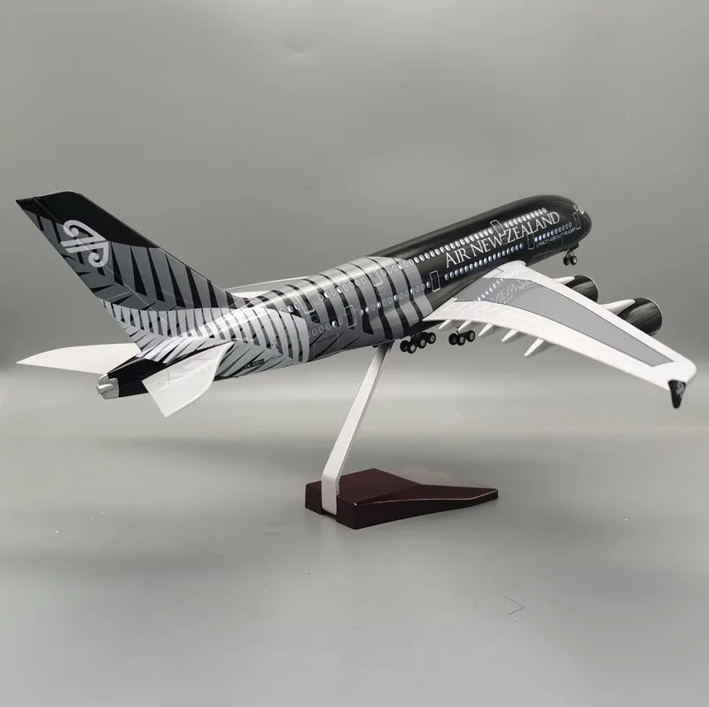 Large Scale 1:160 46cm Air New Zealand Model Airplanes Aircraft Airbus A380