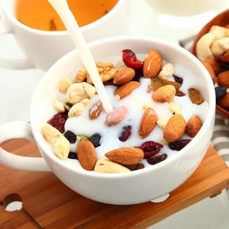 500g 7kinds of  ycoyco brand  trail mixed nuts food snack  roasted nuts and dried mixed fruits