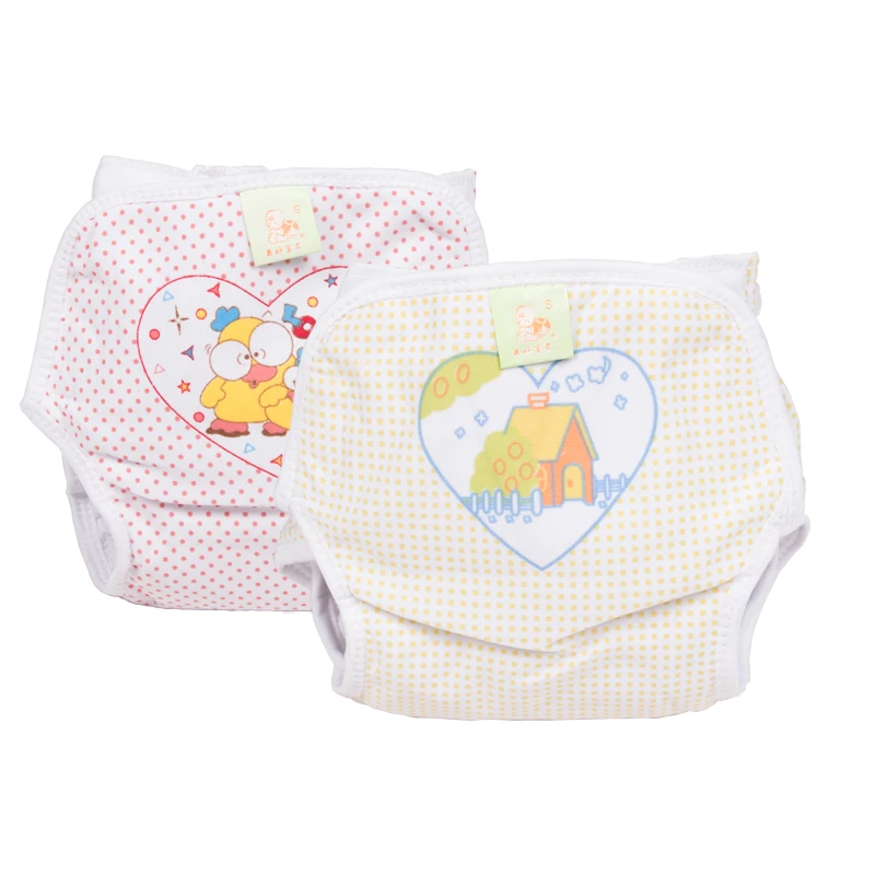 Reusable baby diaper cloth nappies diapers washable high quality pvc diaper cloth pants