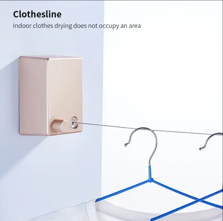 Oyeah Clothesline Dryer Indoor Outdoor Clothes Rack Stainless Steel Telescopic Clothesline - Bu