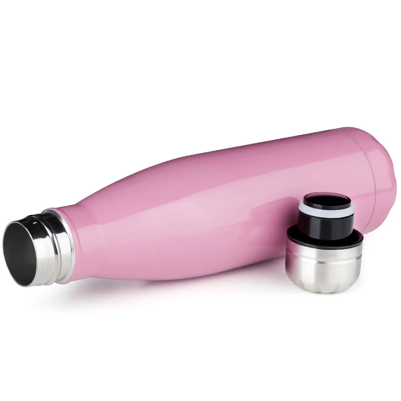 Fashion Modern Stainless Steel Sports 750ml Water Drinking Bottle With Sip Lid