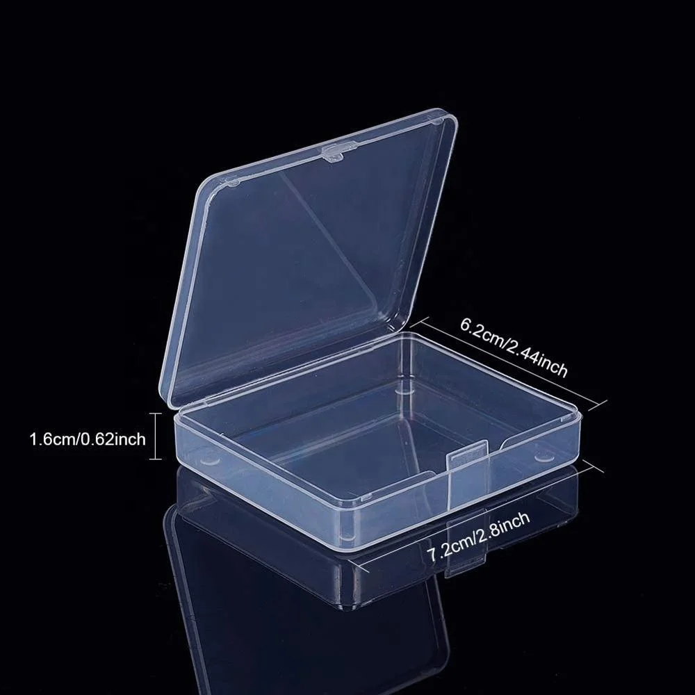 Multipurpose Custom Made Recyclable Small Transparent Plastic Display Storage Box  Packaging Product