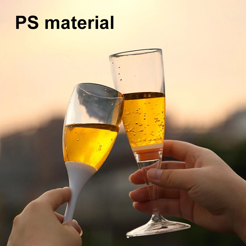 Wholesale 6pcs 150ml Replaceable Battery LED Glow Champagne Drinking Cup For Bar Night Club Party