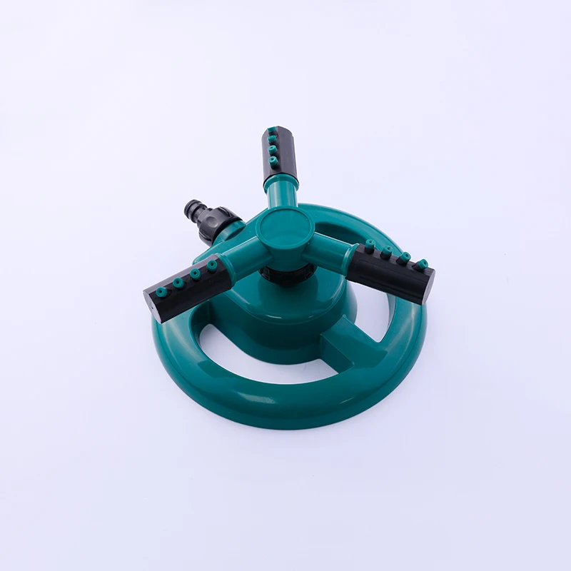 High quality Automatic Rotating Plastic 3-arm garden irrigation watering sprinkler equipment for lwan