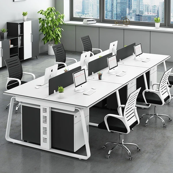 Modular office partition table workstation Bureau de travail commercial office furniture set study table home Office Desk white