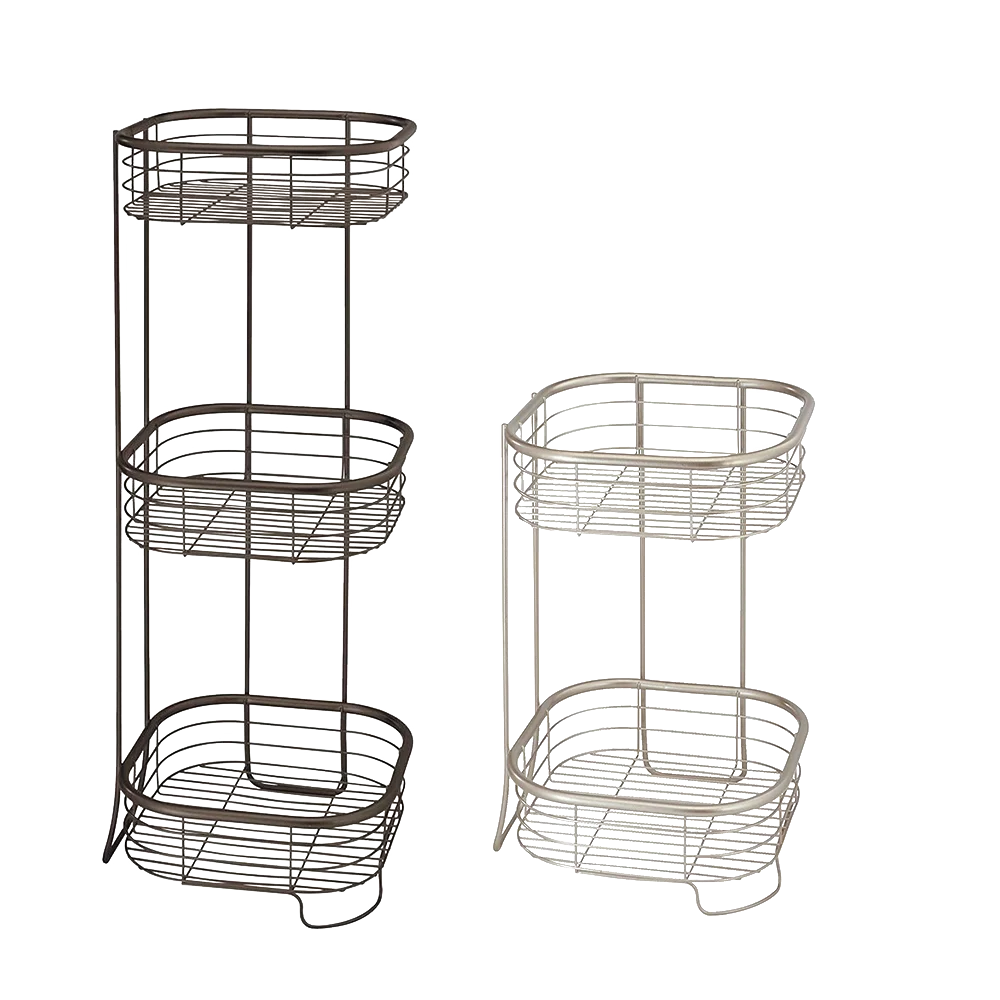 Floor Standing 3 Tier Shower Caddy Shelf Organiser Spa Towel Bathroom Essential Holder Bath Shelf For Trivet Stand