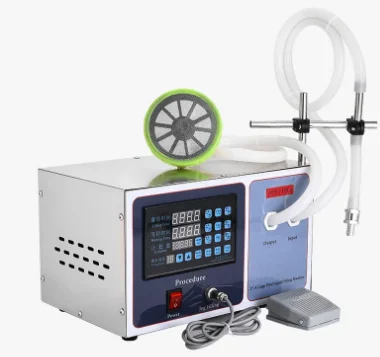 GFK-17A Big Flow Volume diaphragm peristaltic magnetic gear pump desktop continuous filling machine for