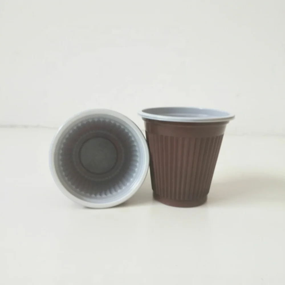 Wholesale premium 2oz shot glasses brown juice communion disposable plastic cups