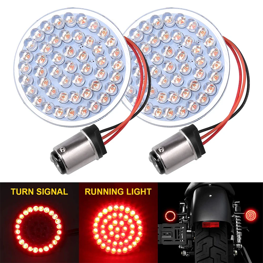
Motorcycle Led Front Turn Signal 2 Inch DIP LED Lights 1156 Driving Light 1157 Rear Light WG051 