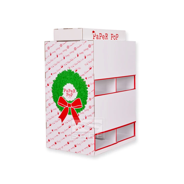 Cardboard Table Top Paper Cardboard Display Stand/Corrugated Counter Top Boxes/ Small Cases for Bottle Products