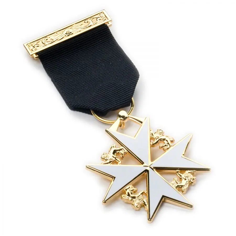 Unique Knights of Malta Breast Medal 3 Inch