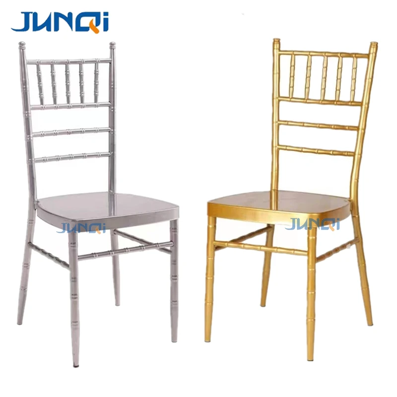 gold wholesale party  hotel  golden rental chivari  Aluminum banquet wholesale wedding and event chairs