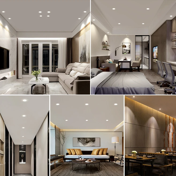 Good Quality Cob Smd Aluminum Round Square White Recessed G5.3 Gu10 Mr16 5w 7w 9w Led Downlight