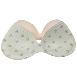 Triangle shape invisible sponge foam enhance bra pads inserts push up bra cup