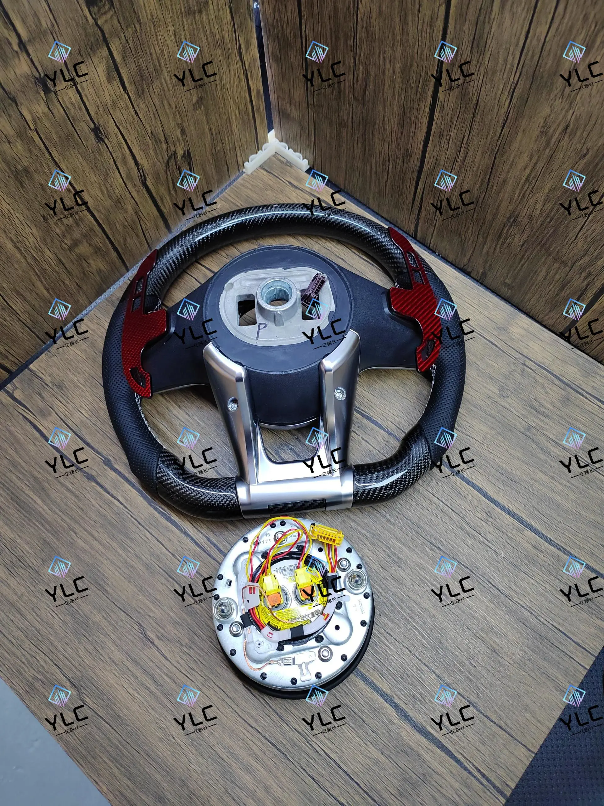 YLC W204 Carbon Fiber Steering Wheel For Mercedes Benz AMG W204 W205 W211 W203 W212 W176 W213 Cla W210 W124 W177  A C E S Class
