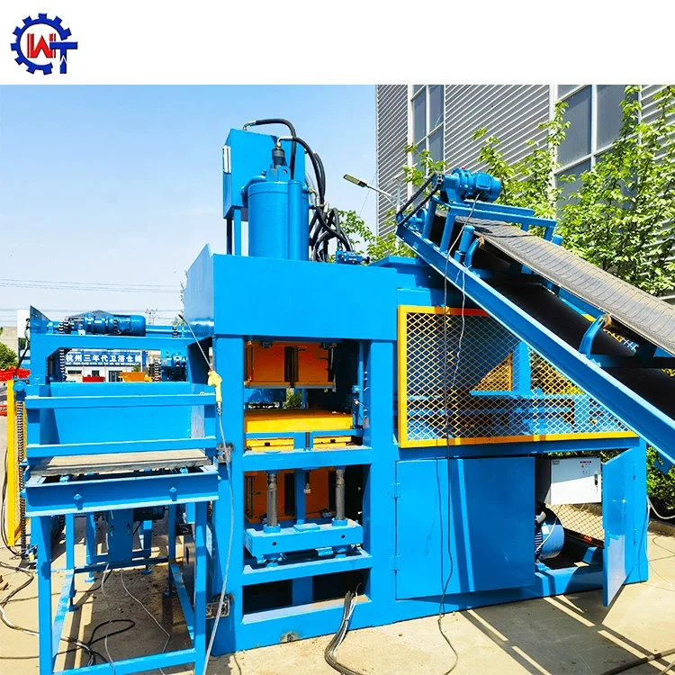 HBY10-10 Interlocking Brick Machine Making Clay Manual Eco Clay Brick Machine In Africa
