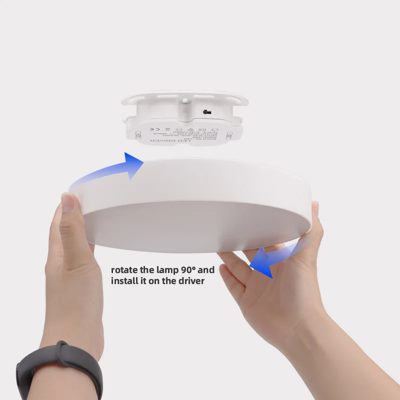 KEOU Easy To Install Durable Aluminum Shell 24W 36W 48W Living Room LED Ceiling Light