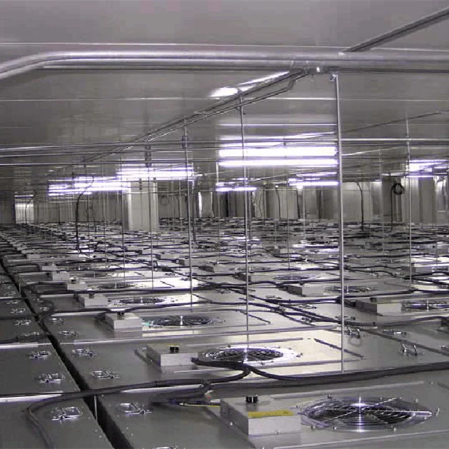 Filter Fan Unit 0.35-0.55M/S 1000M3/H Laminar Flow Hood Laminar Flow Hepa Ffu H14 Ffu Hepa Filter Ffu With H14 Hepa