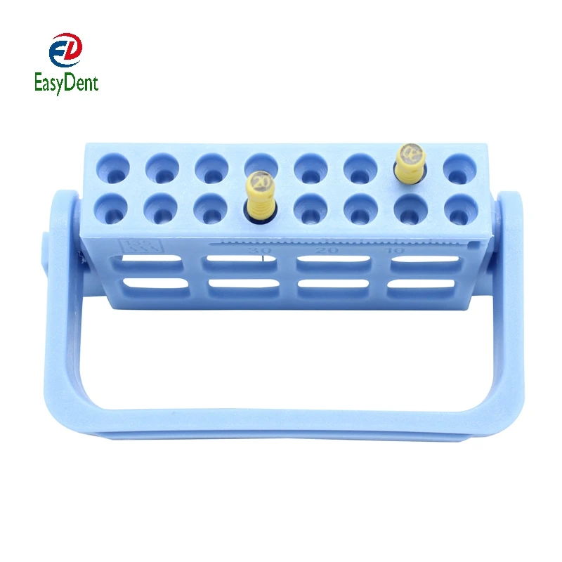 Dental Endo Ruler for Endodontic Root Canal Files Holder Endo Files Holder Instruments Endo Box for Diamond Bur