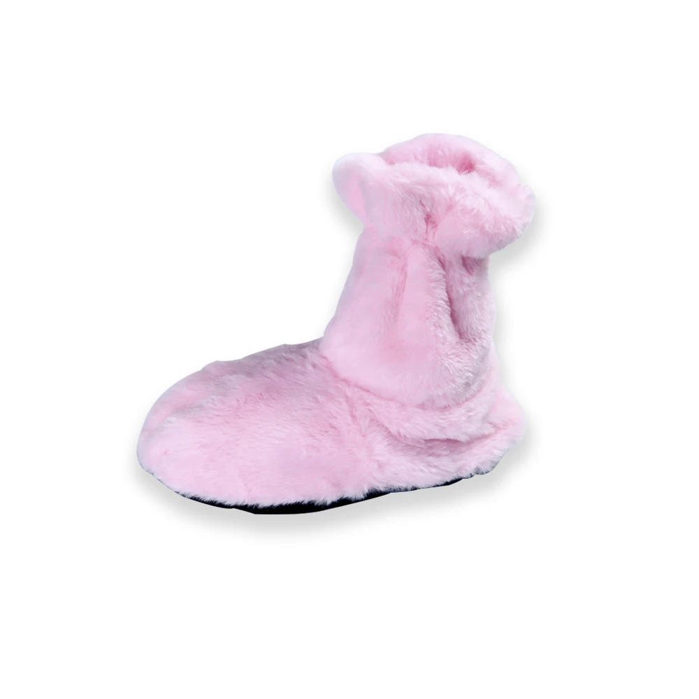 Factory Microwave Heat Lavender Spa Booties Microwavable Heated Slippers Shoes Foot Warmer for Rehabilitation Therapy