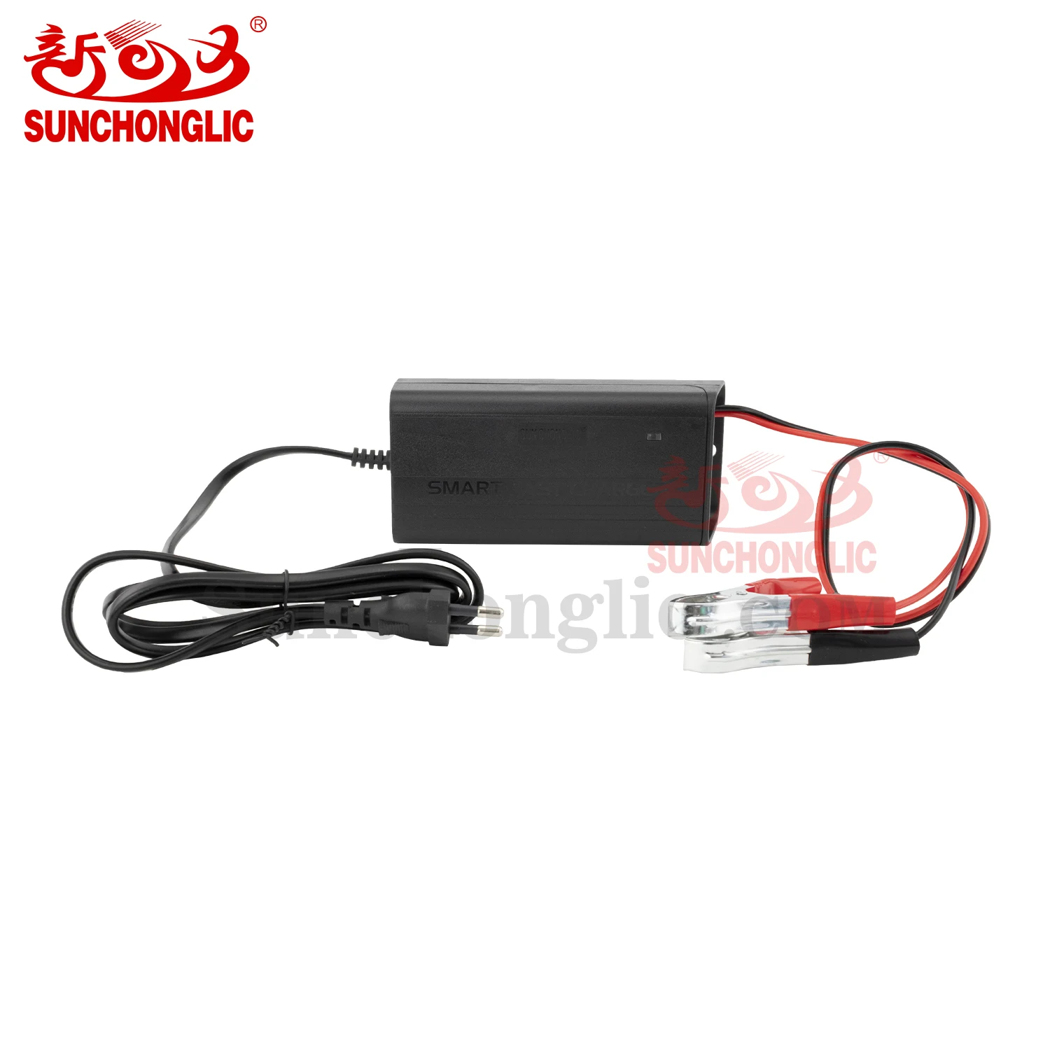 Sunchonglic portable mini 12V 3A 12 volt lead acid car auto vehicles battery charger