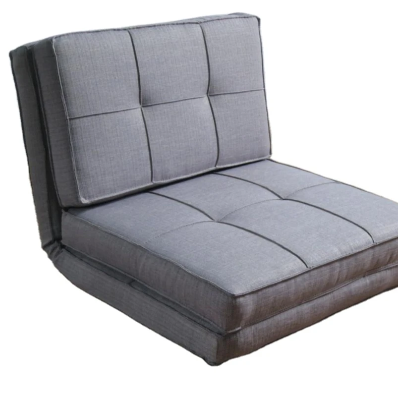 Modular Leisure Sofa Bed Comfortable Metal Floor Chair with Back Support for Gaming or Living Room Use