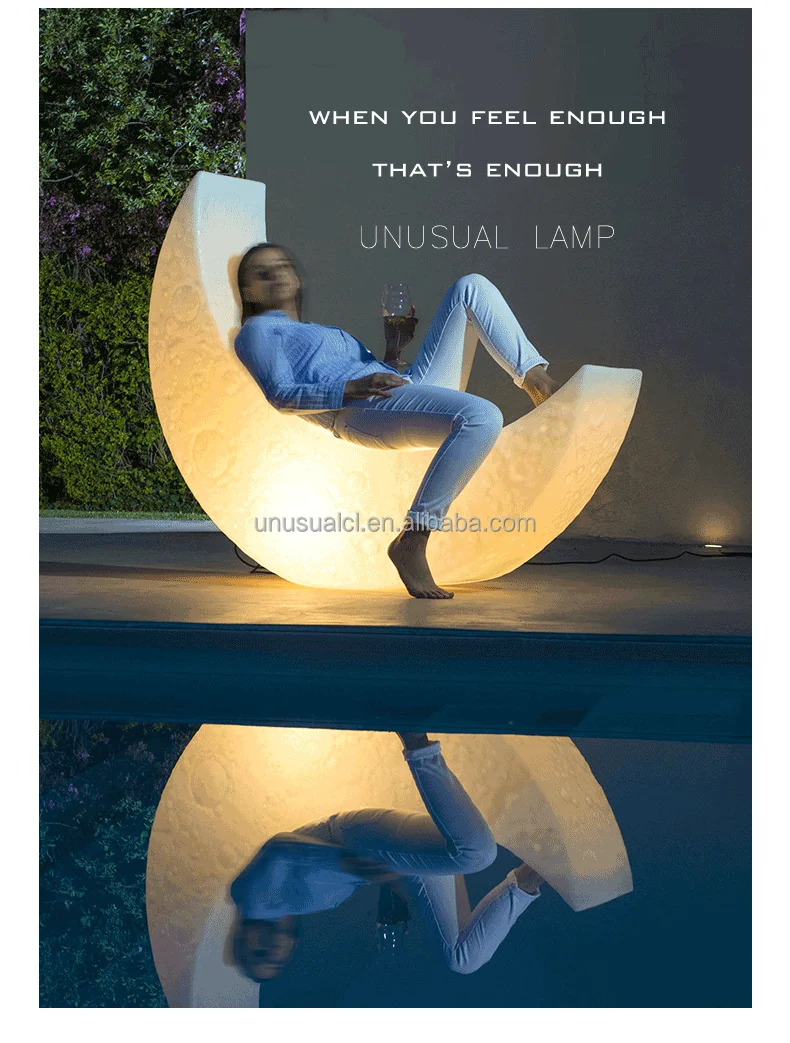 Design Waterproof 3d Moon and Stars Ramadan Led Motif Decorations Lights High Quality New Christmas Yellow Halloween Wedding Day