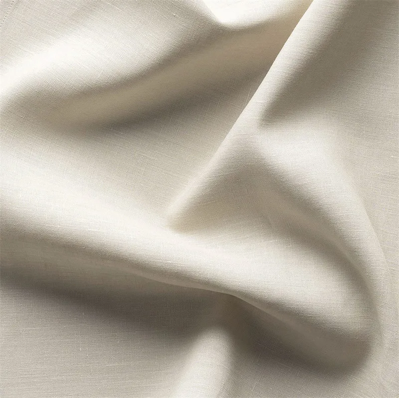 Avignon Ancient Scroll 100% Linen 1 Piece Kitchen Apron Reusable with an Adjustable Neck & Invisible Center Pocket with Long Tie