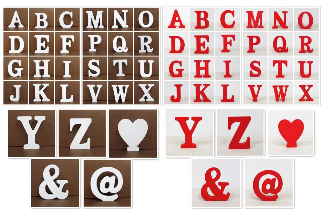 Украшения ручной работы KRAFF RTS аксессуары для рукоделия декоративные деревянные блоки МДФ большие буквы английского алфавита