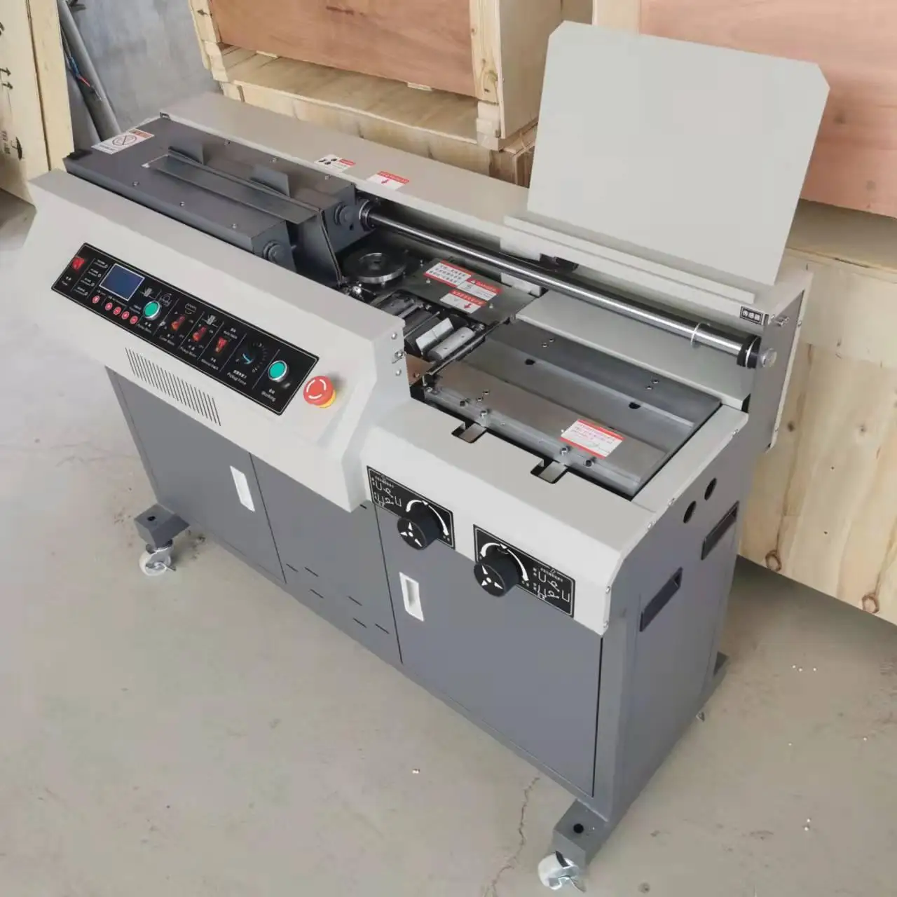 A4 Perfect side Glue Binder Machine Electricity binder with glue  binder glue binding machine with side