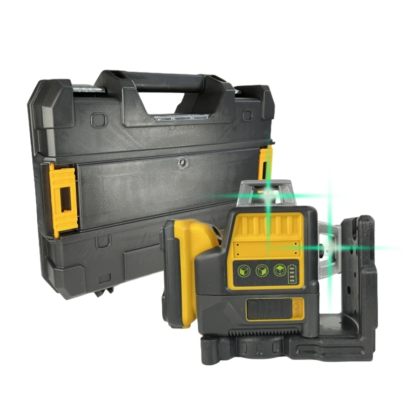 Hot Selling Rotary 12 Lines  Laser Level 3D Green Light Cordless Self Level Laser Level Tool