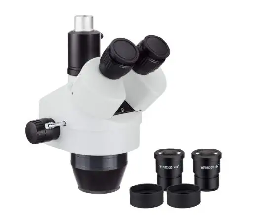 NP-SMZB7045-T2  7X-45X Electronic And Precision Industry Repairing Trinocular Stereo Zoom Microscope with Double Arm Boom Stand