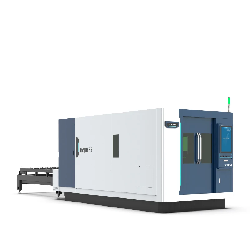 SENFENG full cover 8kw 10kw 12kw 20kw 30kw fiber laser metal cutting machine for steel metal