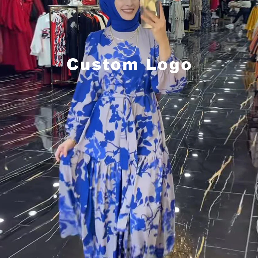 2023 Latest Burqa Designs Floral Designs Traditional Muslim Clothing Jilbab Abaya Modest Muslim Dresses Islamic Clothing