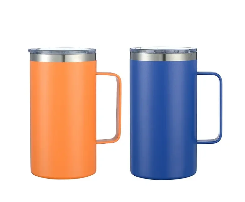 Stainless Steel Vacuum Mugs Vasos Termos Yetymugs Wine Glass Tumbler Custom Logo Thermal cups With Handle