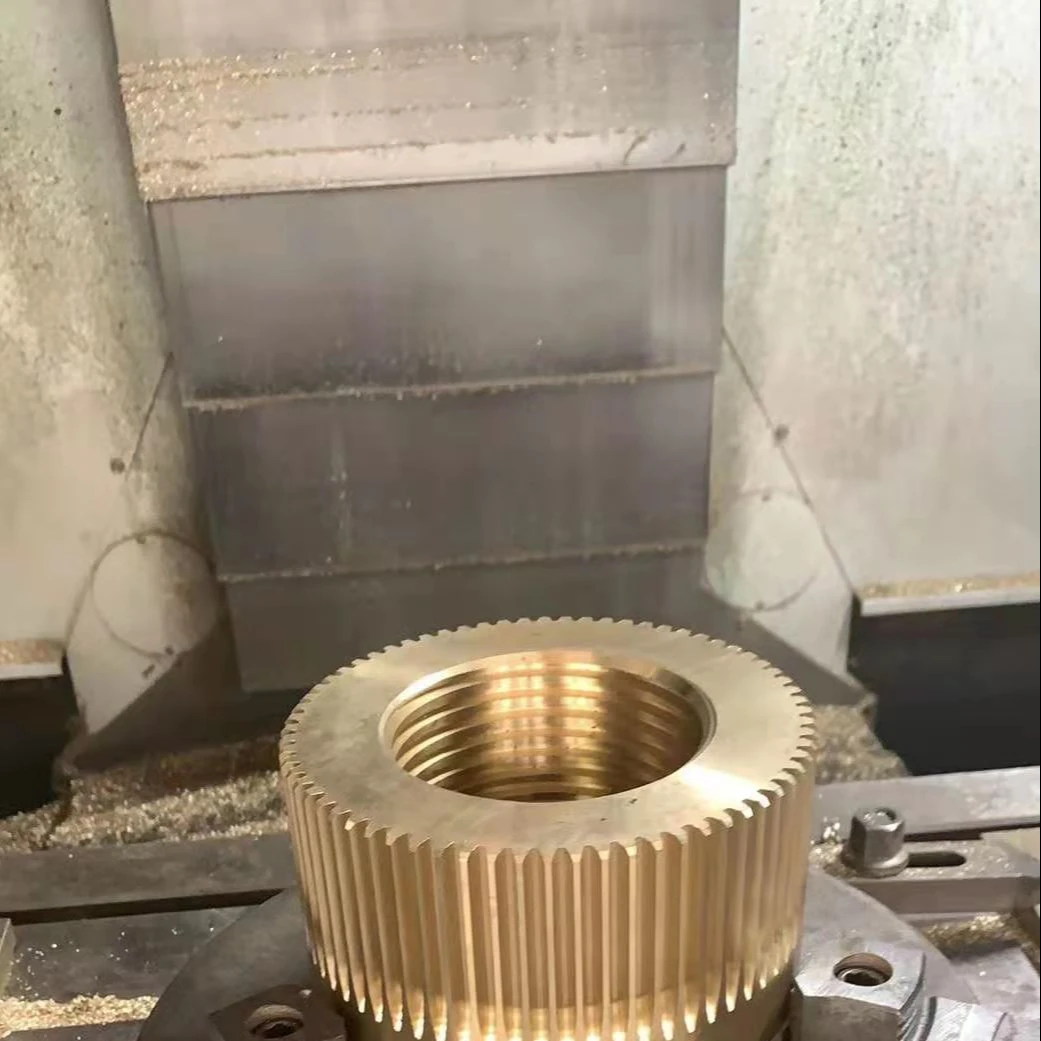 High quality Copper Alloy Cement Ring Gear For Cement Industry Bronze Girth Gear Copper Alloy Gear Ring With Various Sizes