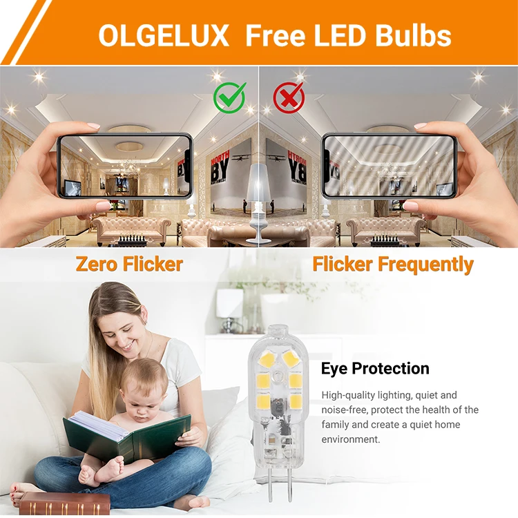 Chinese factory G4 LED 12V 1.5W LED bulb working light high brightness,no stroboscopic low power consumption energy saving bule