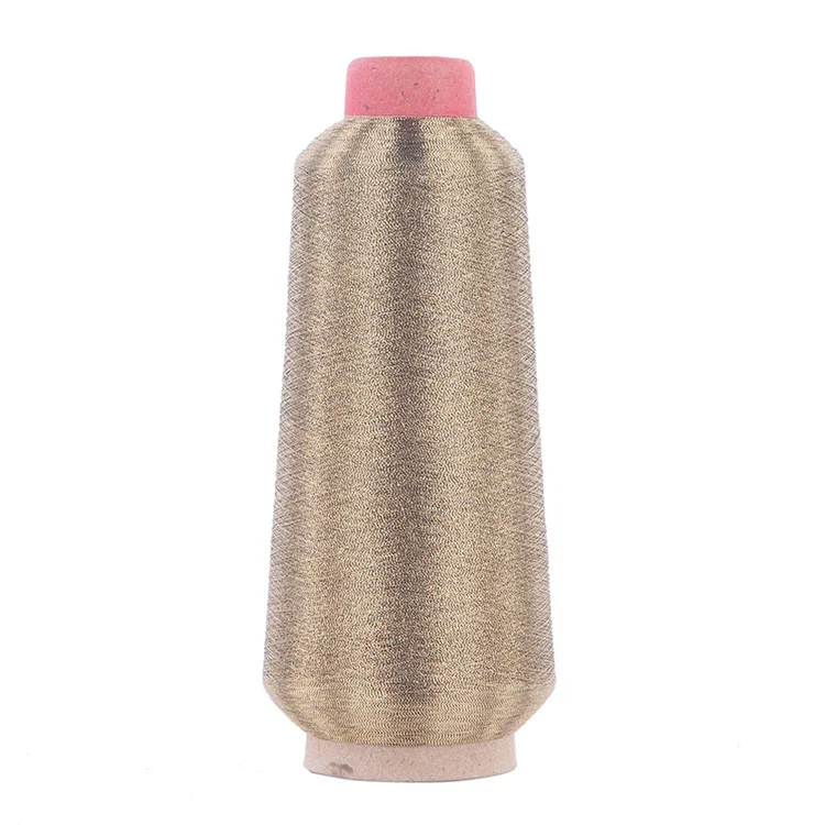 Металлическая пряжа для вышивки оптовая продажа дешевая полиэфирная швейная нить крестиком