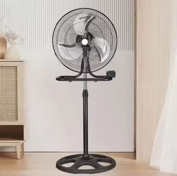Portable Air Circulation Household 18 inches 3-In-1 Bedroom Metal Blade Vertical Floor Fan