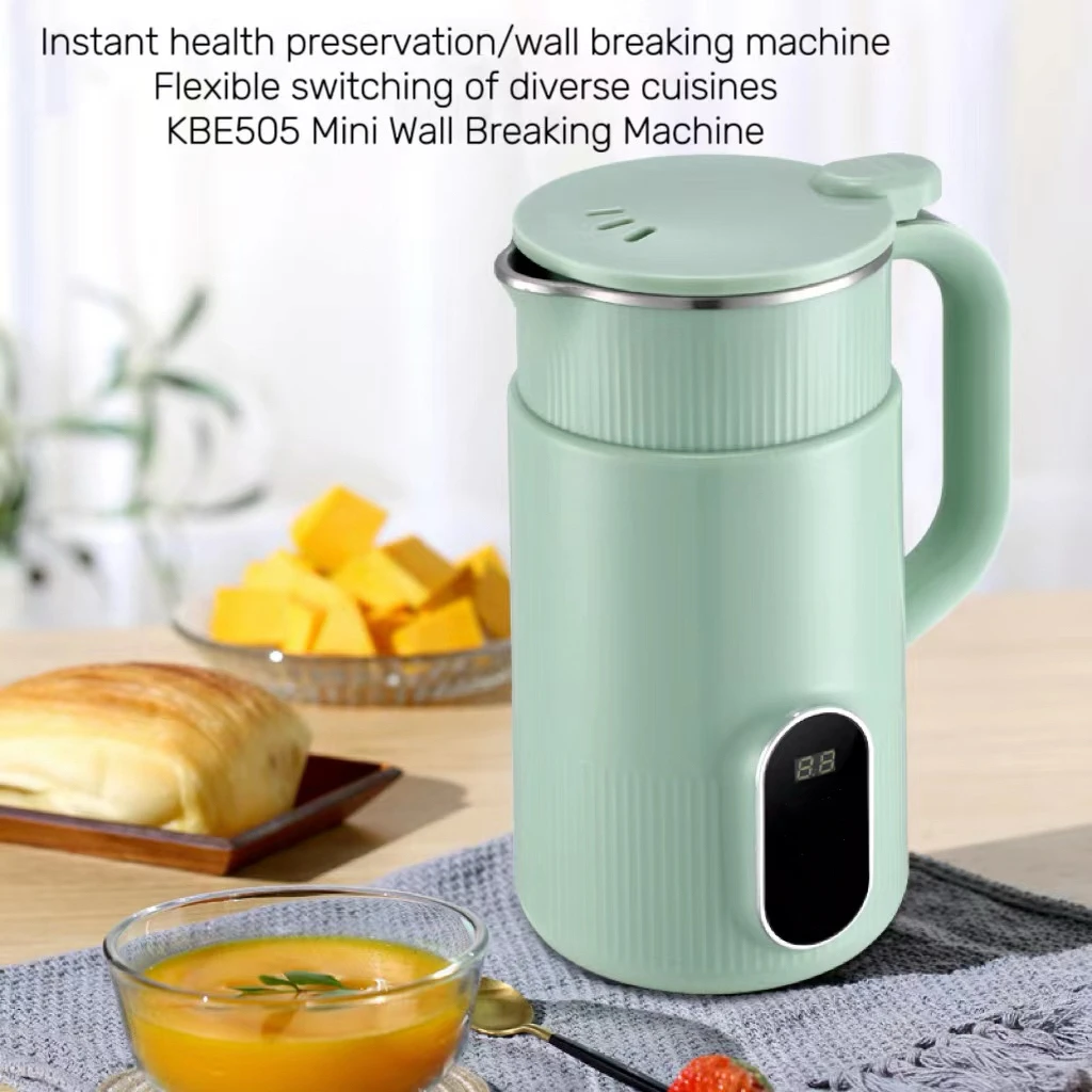 High Quality Promotional Nut Soymilk Machine Eight Stainless Steel Blade Mixer for Cooking Soybean Milk
