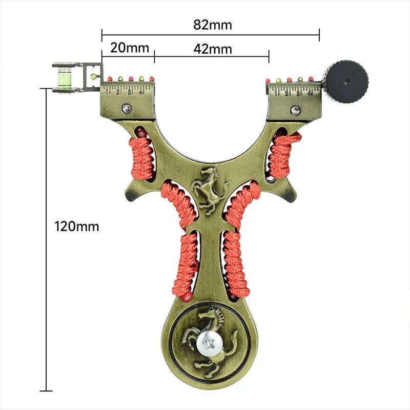 Professional Laser Outdoor Alloy Metal Shooting Sling Shot Slingshot Set Powerful Hunting Shooting Slingshot Set
