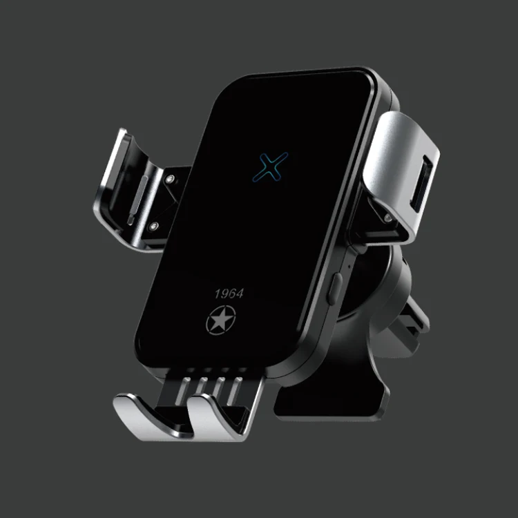 15W Induction Coil Super Capacitor Car Bracket Wireless Charger